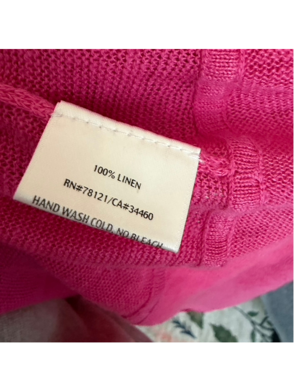 Eileen Fisher System Organic Linen Open Waterfall Drape Front Cardigan Size L - Picture 11 of 11